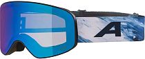 Горнолыжная маска Alpina Slope Q-Lite Black-Blue Matt/Q-Lite Blue S2