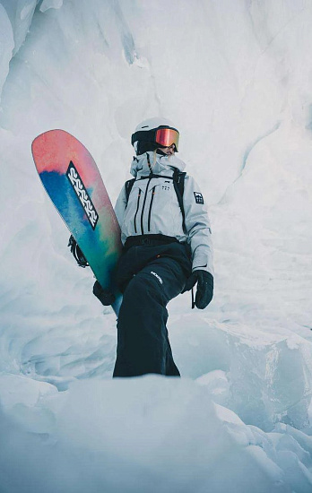 Горнолыжная маска Alpina Venet Black Matt/Q-Lite Red S2 - Фото 6 большая