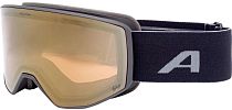 Горнолыжная маска Alpina Venet Qv Black Matt/Qv Gold S2-3