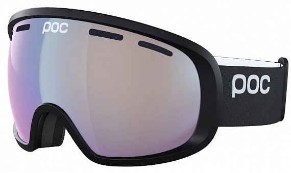 Горнолыжная маска POC Fovea Photochromic Uranium Black/Photochromic/Light Pink-Sky Blue - Фото 1 большая