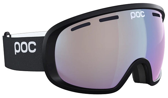 Горнолыжная маска POC Fovea Photochromic Uranium Black/Photochromic/Light Pink-Sky Blue - Фото 3 большая