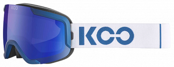 Горнолыжная маска KOO Energia Avio L.Cobalt Blue Mirror - Фото 1 большая