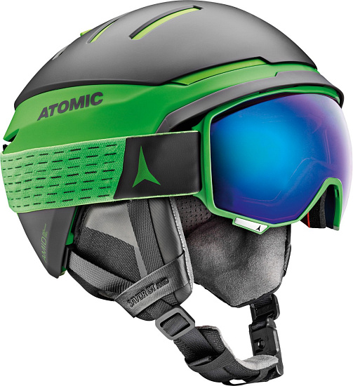 Горнолыжная маска Atomic Count 360 HD Green/Grey/Perfo - Фото 2 большая