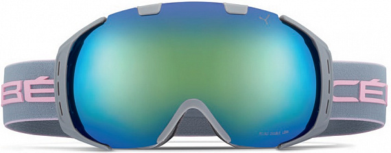 Горнолыжная маска Cebe Origins M Mat Cool Grey Pink Brown Flash Blue - Фото 1 большая