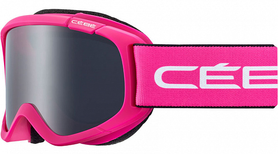 Горнолыжная маска Cebe Jerry Mat Pink White Grey - Фото 1 большая