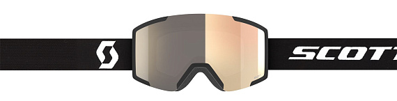 Горнолыжная маска Scott Shield LS Mineral Black/White/Light Sensitive Bronze Chrome - Фото 2 большая