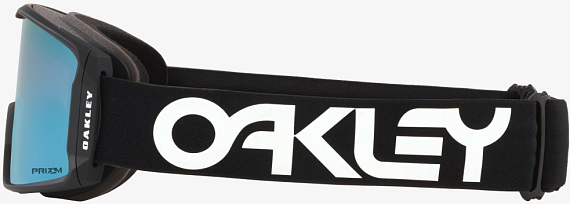 Горнолыжная маска Oakley Line Miner Matte Black/Prizm Snow Sapphire Iridium - Фото 4 большая