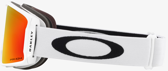Горнолыжная маска Oakley Line Miner Matte White/Prizm Snow Torch Iridium - Фото 4 большая