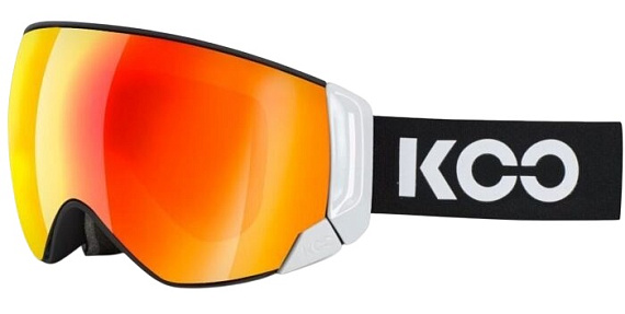 Горнолыжная маска KOO Enigma Style Black L.Red Mirror - Фото 1 большая