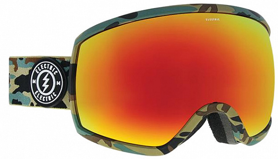 Горнолыжная маска Electric EGG Camo/Brose/Red Chrome - Фото 1 большая