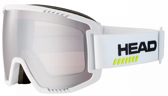 Гoрнолыжная маска Head Contex Pro 5K Race+Sl M White /Chrome - Фото 1 большая