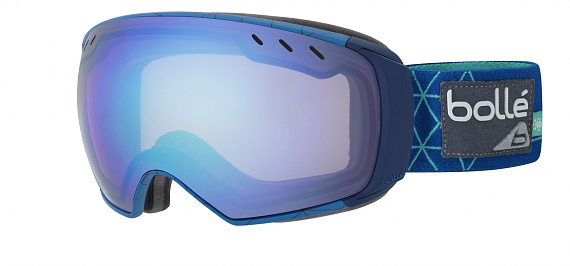 Горнолыжная маска Bolle Virtuose Matte Navy/Mustard Sunrise + Lemon Gun - Фото 2 большая