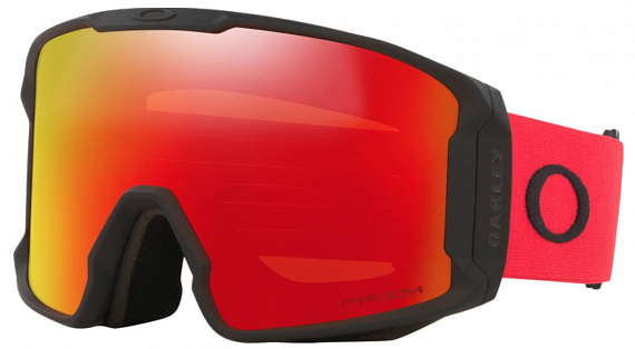 Горнолыжная маска Oakley Line Miner L Redline/Prizm Snow Torch - Фото 1 большая