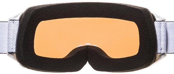 Горнолыжная маска Alpina Nakiska White Matt/Orange S2 - Фото 3 большая