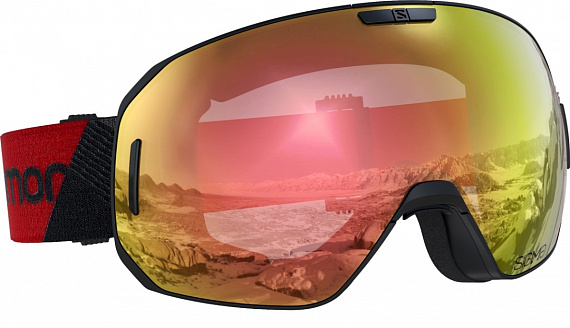 Горнолыжная маска Salomon S/Max Photo Sigma Black/Red - Фото 1 большая