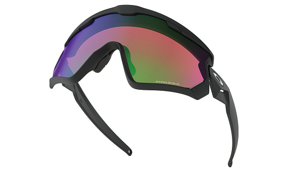 Очки Oakley Wind Jacket 2.0 Matte Black/Prizm Snow Jade - Фото 5 большая