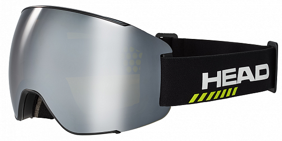 Горнолыжная маска Head Sentinel SE + Sparelens Black/Silver-Brown/Yellow - Фото 1 большая