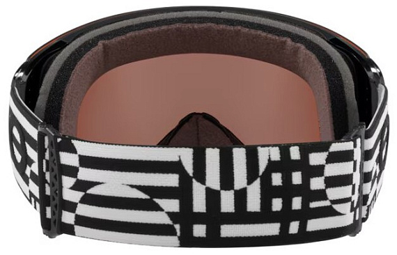 Горнолыжная маска Oakley Flight Deck M Black White Geo/Prizm Snow Black Iridium - Фото 3 большая