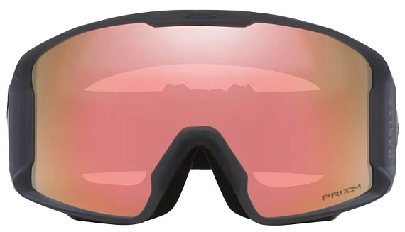 Горнолыжная маска Oakley Line Miner L Matte B1B Forged Iron/Prizm Rose Gold Iridium - Фото 2 большая