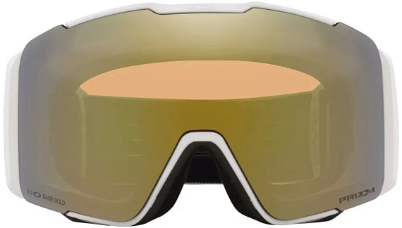 Горнолыжная маска Oakley Line Miner Pro L Matte White/Prizm Sage Gold/Prizm Sapphire - Фото 2 большая