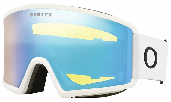 Горнолыжная маска Oakley Target Line L Matte White/Hi Yellow - Фото 1 большая