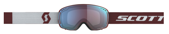 Горнолыжная маска Scott Lcg Compact Team Red/White/Enhancer Aqua Chrome - Фото 2 большая