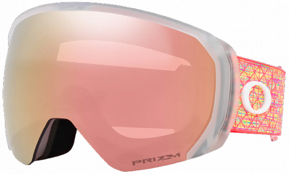 Горнолыжная маска Oakley Flight Path L Freestyle Collection Strap/Prizm Rose Gold - Фото 1 большая
