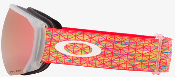 Горнолыжная маска Oakley Flight Path L Freestyle Collection Strap/Prizm Rose Gold - Фото 4 большая