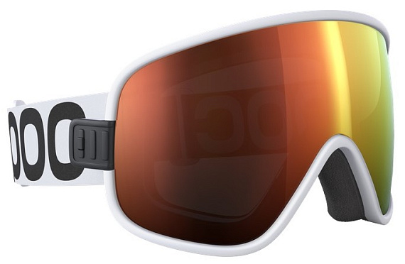 Горнолыжная маска POC Vitrea Hydrogen White/Partly Sunny Orange - Фото 3 большая