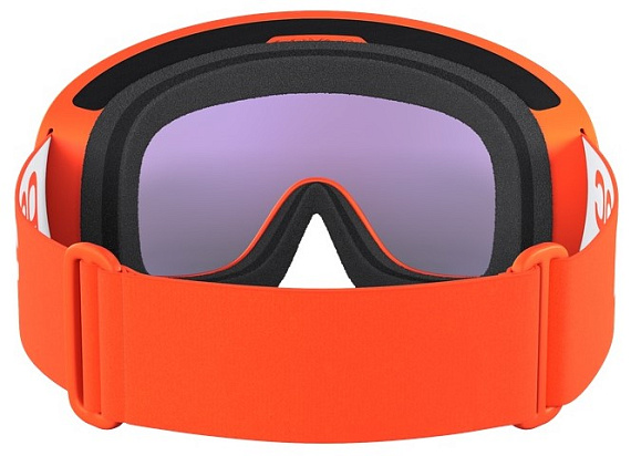 Горнолыжная маска POC Fovea Zink Orange/Partly Sunny Blue - Фото 4 большая