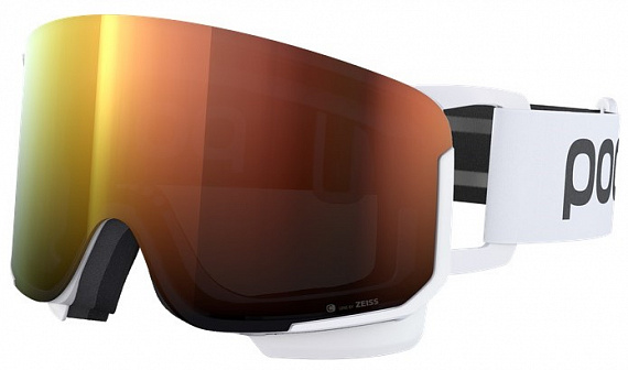 Горнолыжная маска POC Nexal Hydrogen White/Partly Sunny Orange - Фото 1 большая