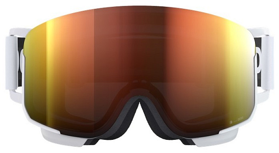 Горнолыжная маска POC Nexal Hydrogen White/Partly Sunny Orange - Фото 2 большая