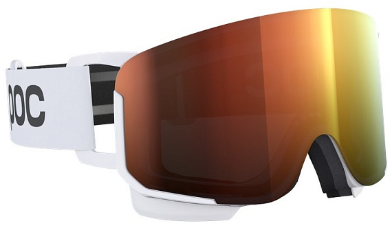 Горнолыжная маска POC Nexal Hydrogen White/Partly Sunny Orange - Фото 3 большая