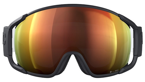 Горнолыжная маска POC Zonula Uranium Black/Partly Sunny Orange - Фото 2 большая
