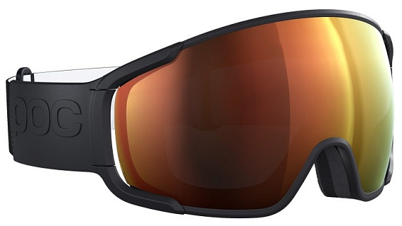 Горнолыжная маска POC Zonula Uranium Black/Partly Sunny Orange - Фото 3 большая