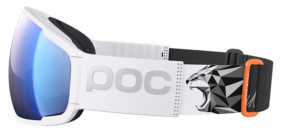 Горнолыжная маска POC Zonula Race Marco Odermatt Ed. Hydrogen White/Uranium Black/Partly Sunny Blue - Фото 1 большая