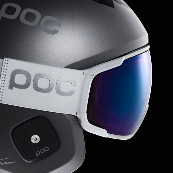 Горнолыжная маска POC Zonula Race Marco Odermatt Ed. Hydrogen White/Uranium Black/Partly Sunny Blue - Фото 6 большая