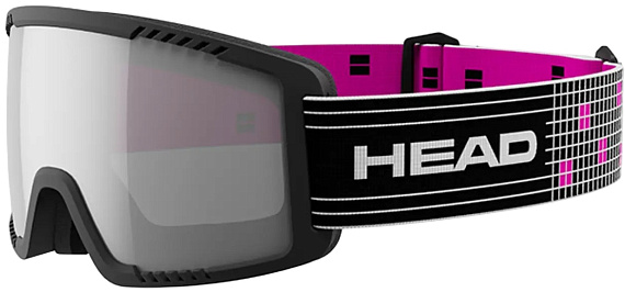 Горнолыжная маска детская Head Contex Youth FMR Black/VIS/Silver - Фото 1 большая