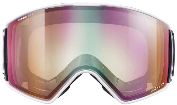 Горнолыжная маска Julbo Launcher Reactiv 0-4 High Contrast White/Black - Фото 4 большая