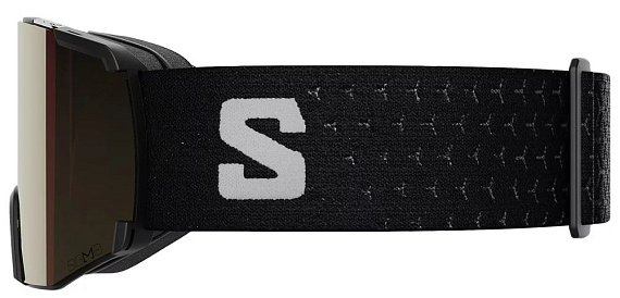 Горнолыжная маска Salomon S/View Sigma Black/Black Gold - Фото 4 большая