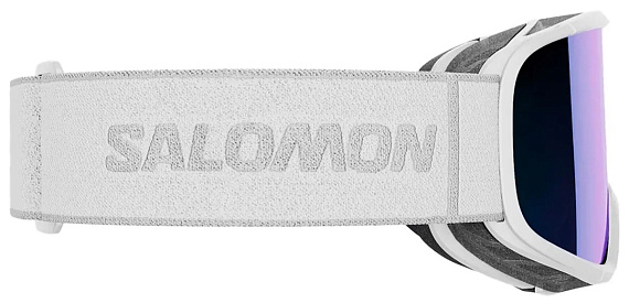 Горнолыжная маска Salomon Aksium 2.0 White/Mid Blue - Фото 4 большая