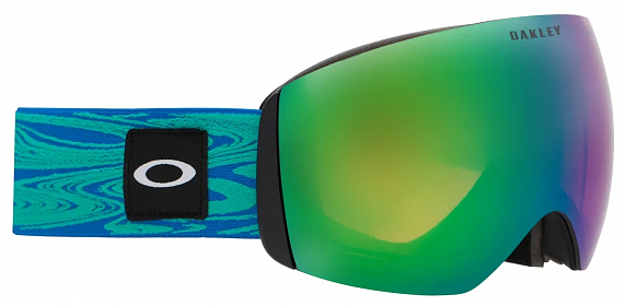 Горнолыжная маска Oakley Flight Deck L Blue Dynamic Flow/Prizm Snow Jade