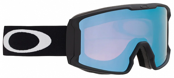 Горнолыжная маска Oakley Line Miner M Matte Black/Prizm Snow Sapphire Irid - Фото 1 большая