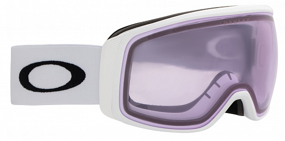 Горнолыжная маска Oakley Flight Tracker L Matte White/Prizm Snow Clear - Фото 1 большая