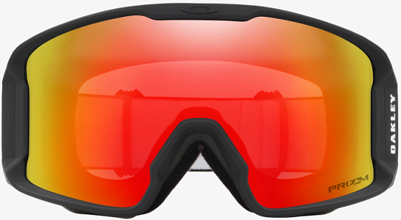 Горнолыжная маска Oakley Line Miner Matte Black/Prizm Torch Iridium - Фото 2 большая