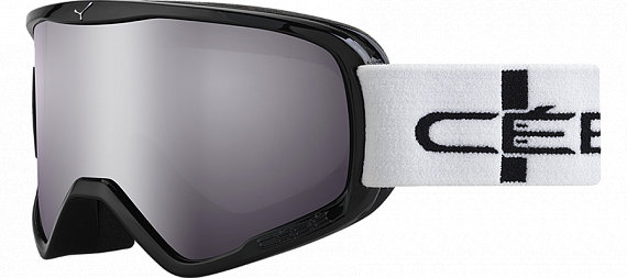Горнолыжная маска Cebe Striker L Black Stripes Light Rose Flash Mirror - Фото 1 большая