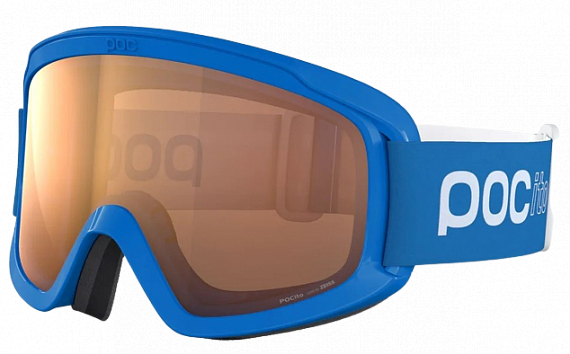 Горнолыжная маска детская POC POCito Opsin Fluorescent Blue - Фото 1 большая