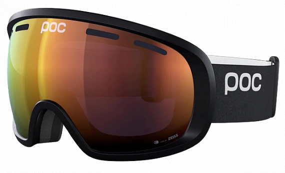 Горнолыжная маска POC Fovea Clarity Uranium Black/Spektris Orange - Фото 1 большая