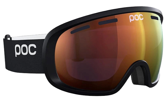 Горнолыжная маска POC Fovea Clarity Uranium Black/Spektris Orange - Фото 4 большая