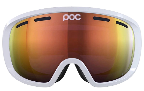 Горнолыжная маска POC Fovea Clarity Hydrogen White/Spektris Orange - Фото 2 большая